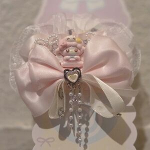 Sweet Piano Hair Bow Clip